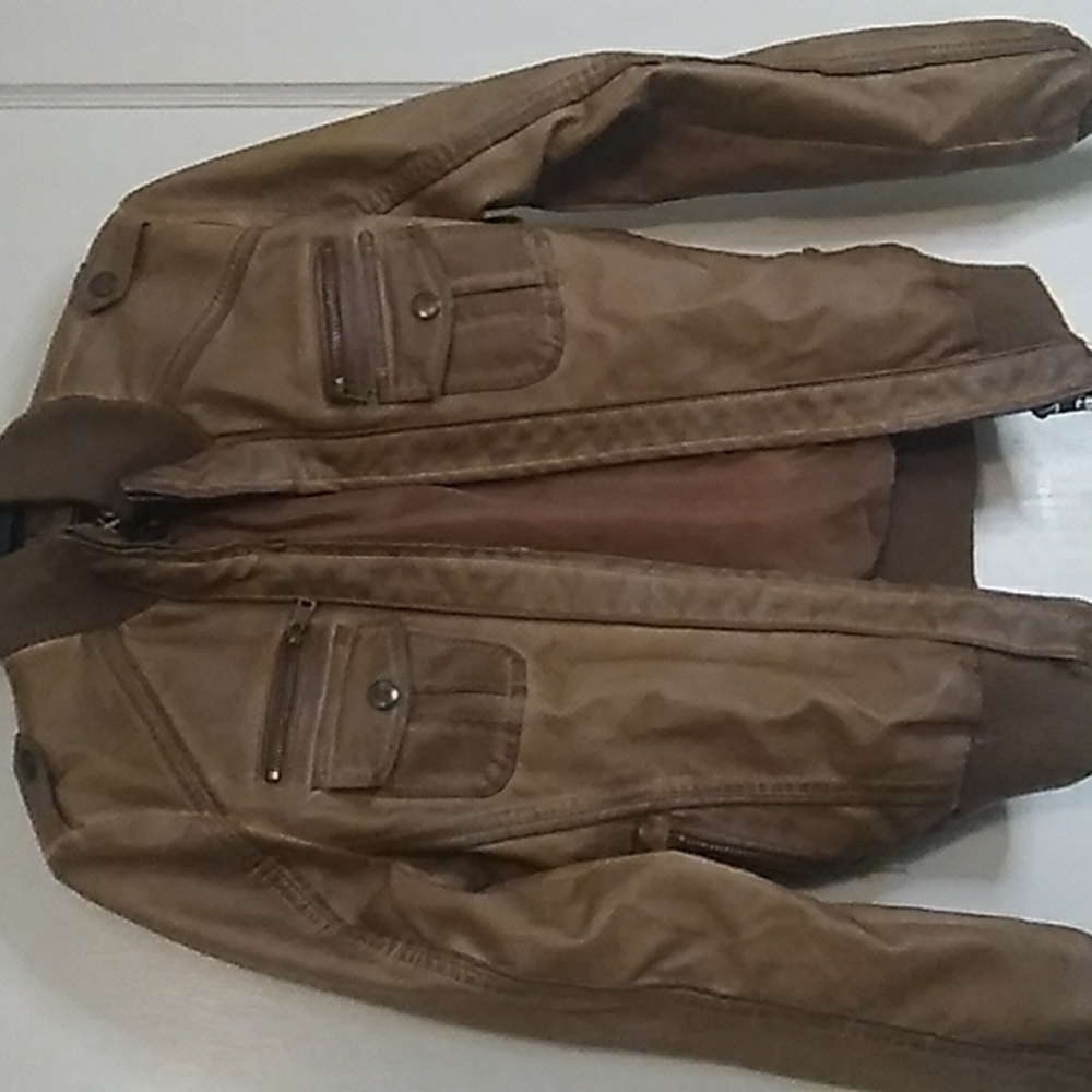 XOXO leather jacket💛💛 - Picture 3 of 6